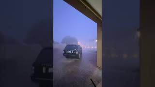 Extreme Microburst- Mesa, Arizona. 80+ MPH Winds