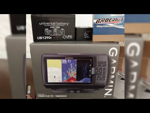 Garmin Striker 7 plus cv install on LIGHTNING STRIKE kayak.