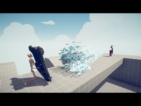 SKELETON MIRROR SHIELD vs EVERY GOD ► Totally Accurate Battle Simulator TABS