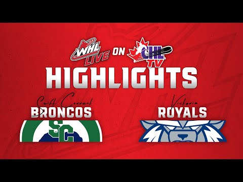 Swift Current Broncos at Victoria Royals 1/25 | WHL Highlights 2024-25