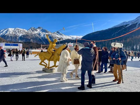 St.Moritz🇨🇭Switzerland || SNOW POLO 2025🐎Travel Guide