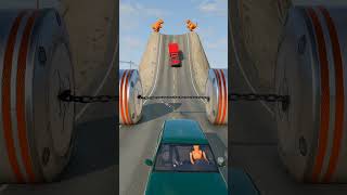 Download lagu Cars & Ambulance Van vs Chained Hydraulic Crush - BeamNG.drive mp3