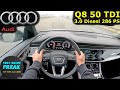 2025 Audi Q8 50 TDI Quattro 286 PS Top Speed Autobahn POV No Speed Limit
