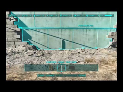 Fallout 4 : ABSOLUTE BEST Way To Fix The Castle Walls