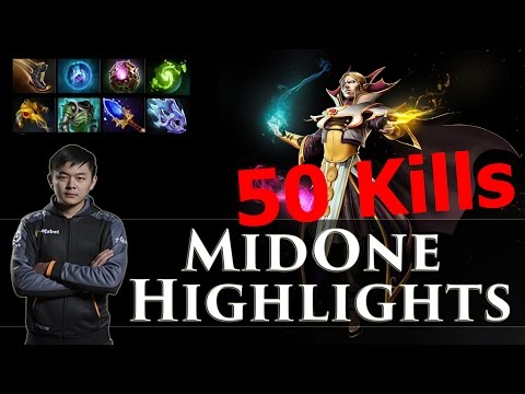 New Team Secret MidOne Highlights Invoker 50 kills  1000 GPM 92k Damage  Crazy SEA Pub
