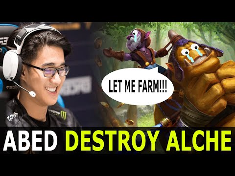 ABED NO MERCY - DESTROY MID ALCHE | DOTA 2 Gameplay