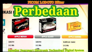 Download lagu Perbedaan Matrix Apple HD Merah, Silver dan Kuning Receiver DVB-T2 mp3