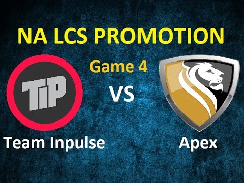 TIP vs APX Highlights G4 | NA LCS Summer Promotion 2016 | Team Impulse vs Apex Game 4