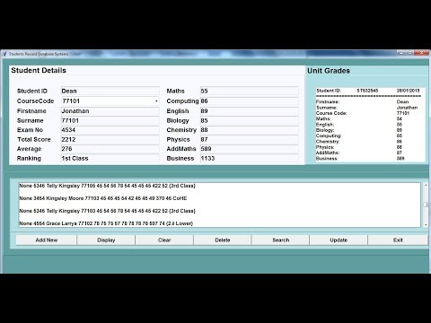 How to Create Student Records Database Systems using SQLite in Python - Part 1 of 4