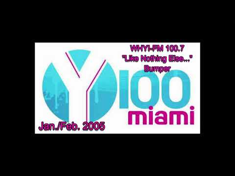 WHYI FM 100.7 "Y 100" "Like Nothin' Else I Ever Heard!" Promo Miami FL Jan./Feb. 2005