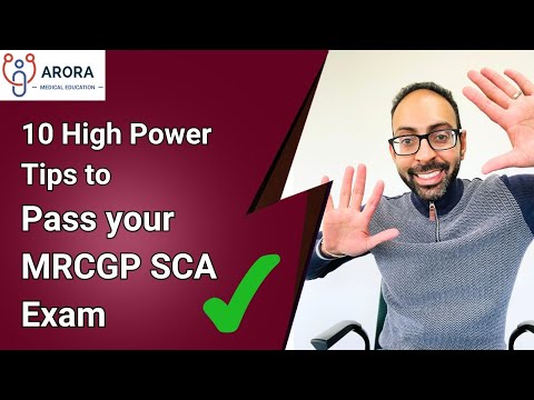 10 High power Tips to Pass your MRCGP SCA Exam | RCGP SCA | Simulated Consultation Assessment