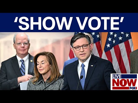 Video | Speaker Johnson, House GOP on Epstein files vote