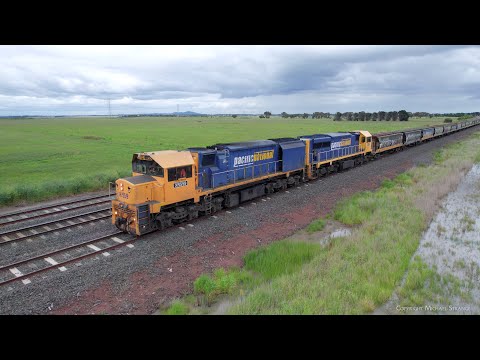 Pacific National 7735V Grain Train With XR559 & XR557 (3/11/2022) - PoathTV Australian Railways