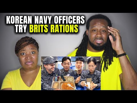 🇰🇷Korean Navy Officers Try British Rations for the First Time |The Demouchets REACT