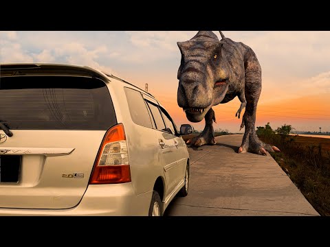 Super Best Realistic Dinosaur T-Rex Chase | Jurassic World Dinosaur Fan Movie | Teddy Chase