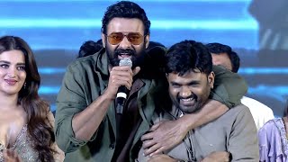 Download lagu Prabhas Super Entertaining Speech 👌🤣 | #TheRajaSaab Pre-Release Event mp3