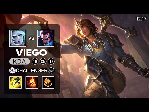Viego vs Yasuo Mid - KR Challenger - Patch 12.17 Season 12