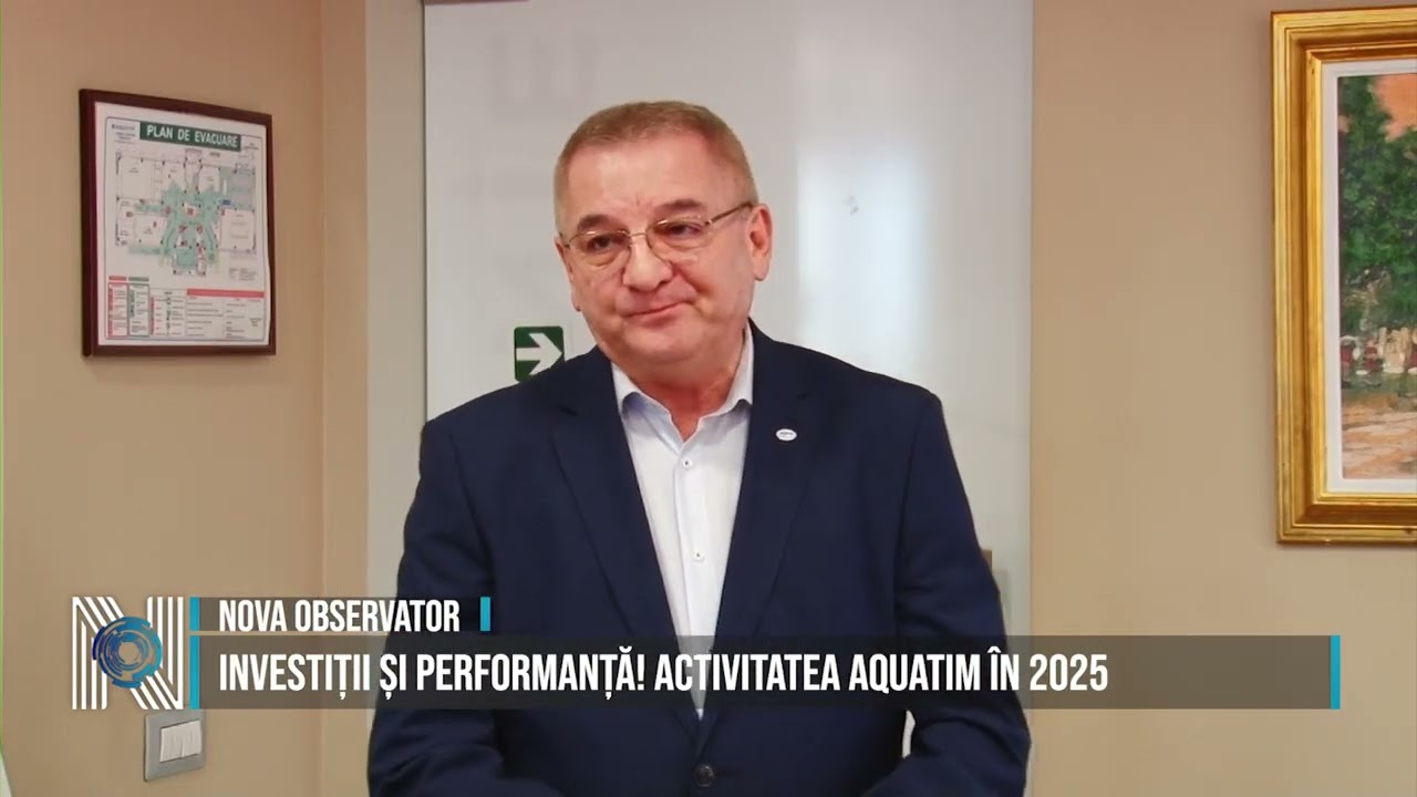 Investiții și performanță! Activitatea Aquatim în 2025