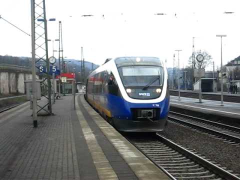 NWB - NordWestBahn Regional train RB75 from Bielefeld Hbf. to Osnabrück Hbf...