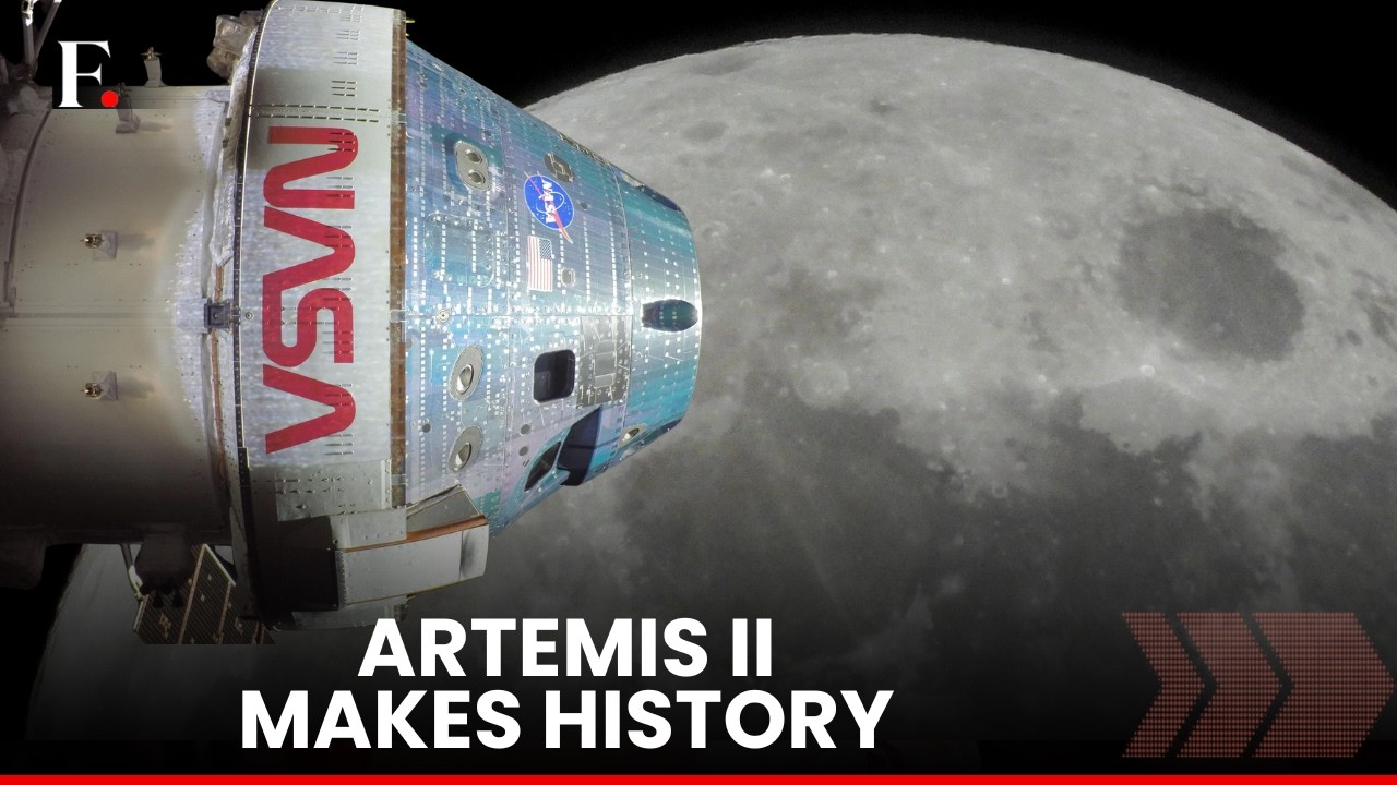 NASA Moon Mission: Artemis II Crew Becomes The Farthest Humans Ever from Earth | Firstpost