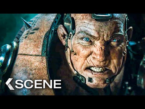 Alita vs Grewishka Fight Scene - ALITA: Battle Angel (2019)