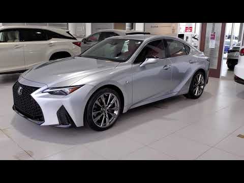 2021 Lexus IS 300 F SPORT 2 All wheel drive Review of Features and Walk Around