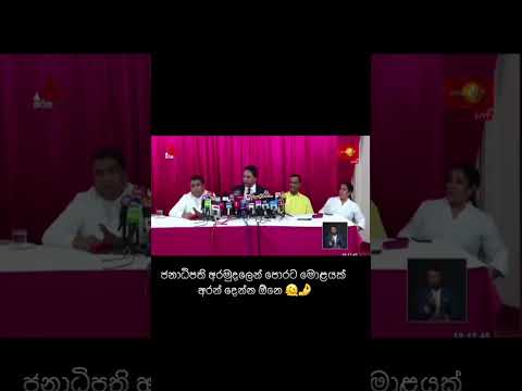 මූට කීය කීය හරි එකතු කරලා මොළයක් අරන් දෙන්න ඕනේ😂😂 #npp #npp #srilankapresident #jvp #akd #sjb