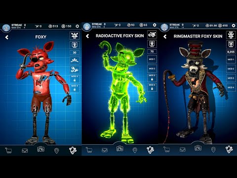 [REMAKE] FNaF AR:Special Delivery All Foxy Jumpscares & Workshop Animations