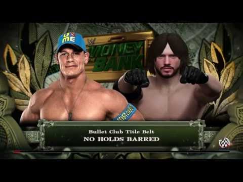 WWE 2K16 Custom Character Ambush During Entrance No Holds Barred Match For Custom Bullet Club Title