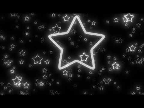 【4K】❤Neon Light White Stars Flying Star Background Video Loop❤【Background】【Wallpaper】