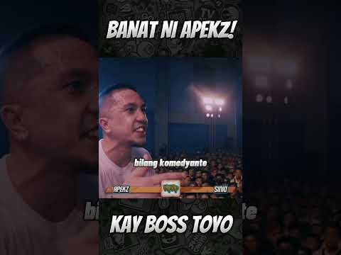 BANAT NI APEK KAY BOSS TOYO #FLIPTOP #BATTLC #APEKZ #BOSSTOYO #AtoZ #SINIO #RESPECT #HYTV #SHORTS