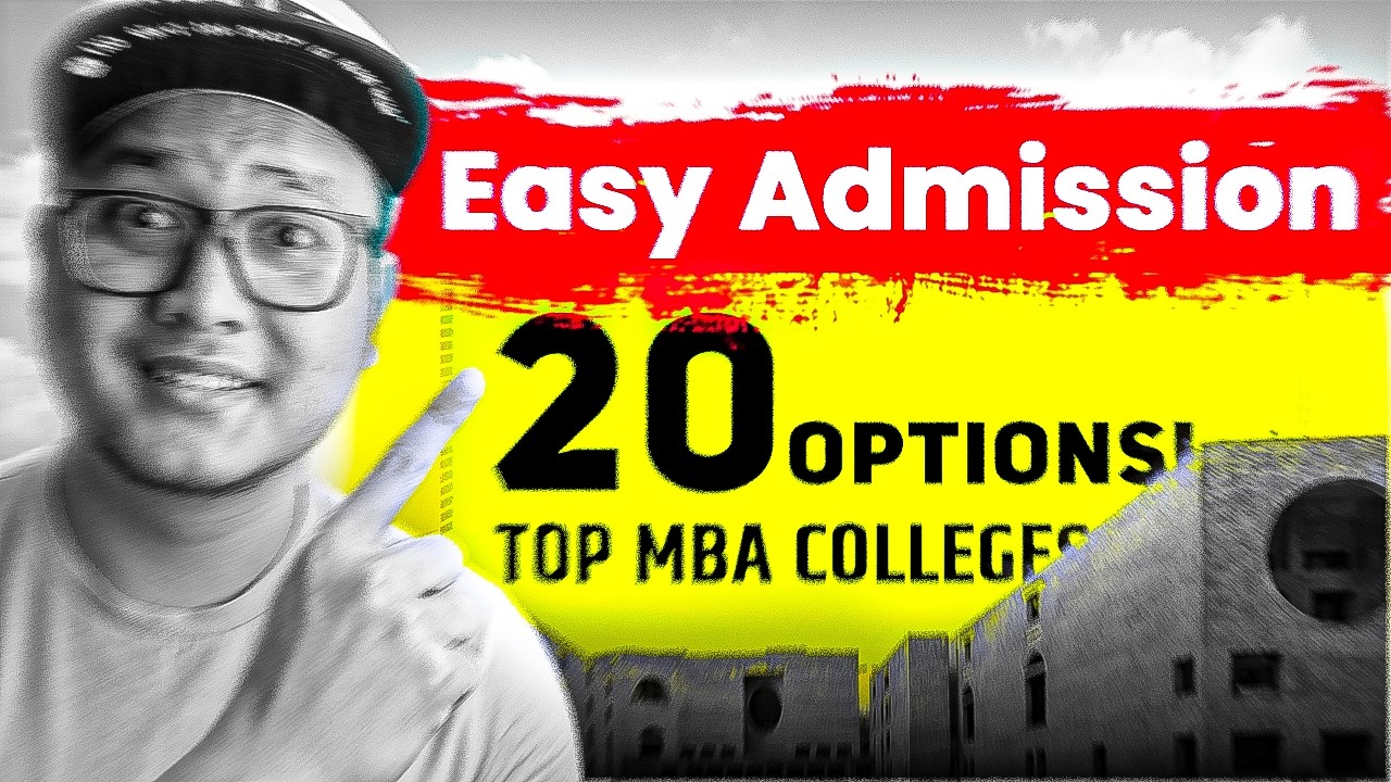 Top 20 MBA Colleges with Easy Admission 🤯 (Hidden Gems) | Direct Admission Options!