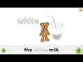 Starfall Colors White