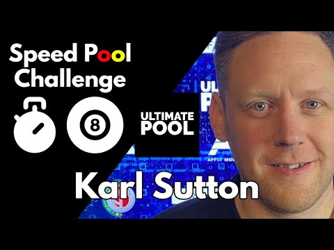 Ultimate Pool Speed Pool Challenge ⏱🎱 | Karl Sutton