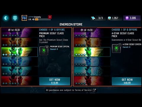 Class Crystal Packs - Sample Pack Opening - Transformers: Forged to Fight