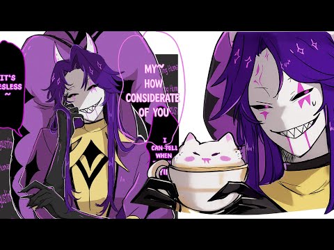 Pierrot Is So Jealous!😏🔥 Harlequin Coffee Break!☕The Freak Circus Comic Dub 