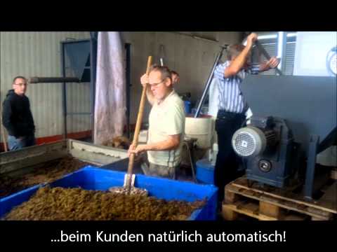 Demo Verarbeitung Panzenmist und Wageneinstreu August 2011