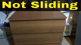 Dresser Drawer Not Sliding Smoothly-Easy Fixes-Tutorial