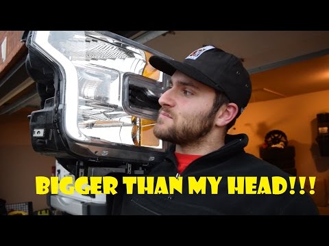 2016 F150 EcoBoost Custom Anzo Headlights!!!