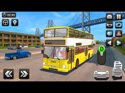 hill bus driving simulator 2019 : bus racing game ; Android gameplay PART1