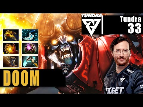 Doom Offlane | Tundra.33 | WTF 7 MINS MIDAS - 33 IS THE TI 11 OFFLANE GOD | 7.32d Gameplay Highlight