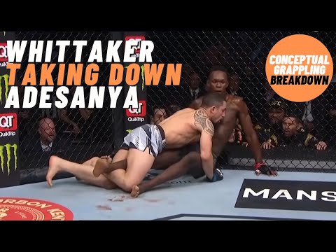 Breaking down Whittaker's takedown versus Adesanya