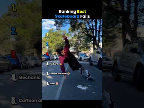 Ranking Best Skateboard Fails 😭