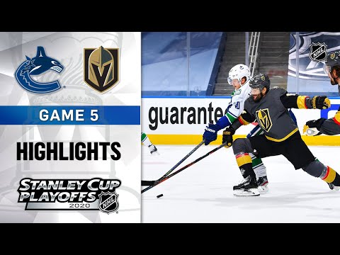 NHL Highlights | Second Round, Gm5: Canucks @ Golden Knights - Sept. 1, 2020