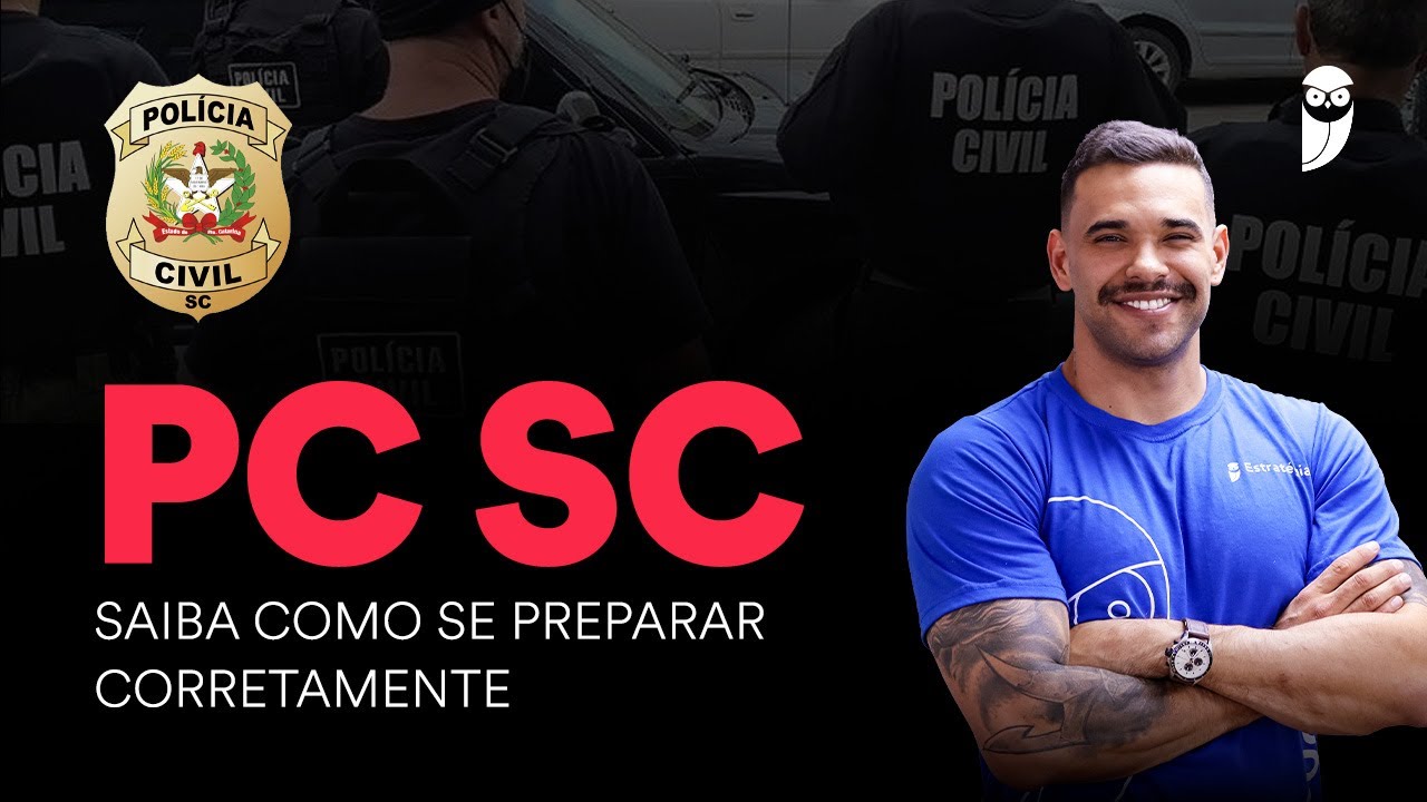 Edital Publicado! Como estudar para a PC SC