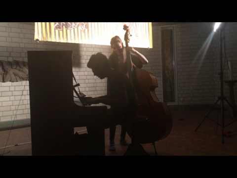 Franziska Aller & Steve Nanda bei der Vernissage von "Transformazione"