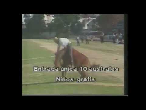 DiFilm - Publicidad Jineteada Campo en la Exposición Rural - 1987
