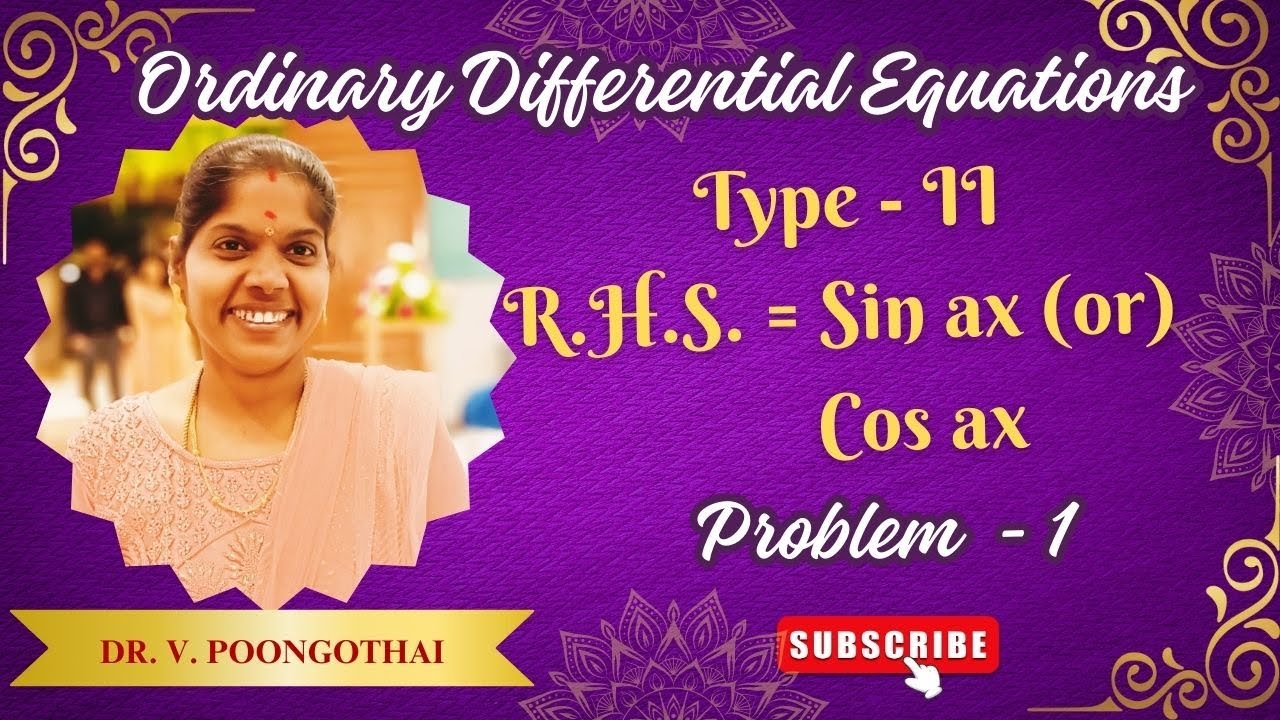 4. ODE Type 2 - Calculus and Linear Algebra - 21MAB101T