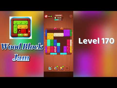 Wood Block Jam Level 170 Walkthrough | Step-by-Step Guide 🧩 | SolutionGuruji