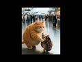 This Chubby Orange Cat Is Too Hungry To Handle